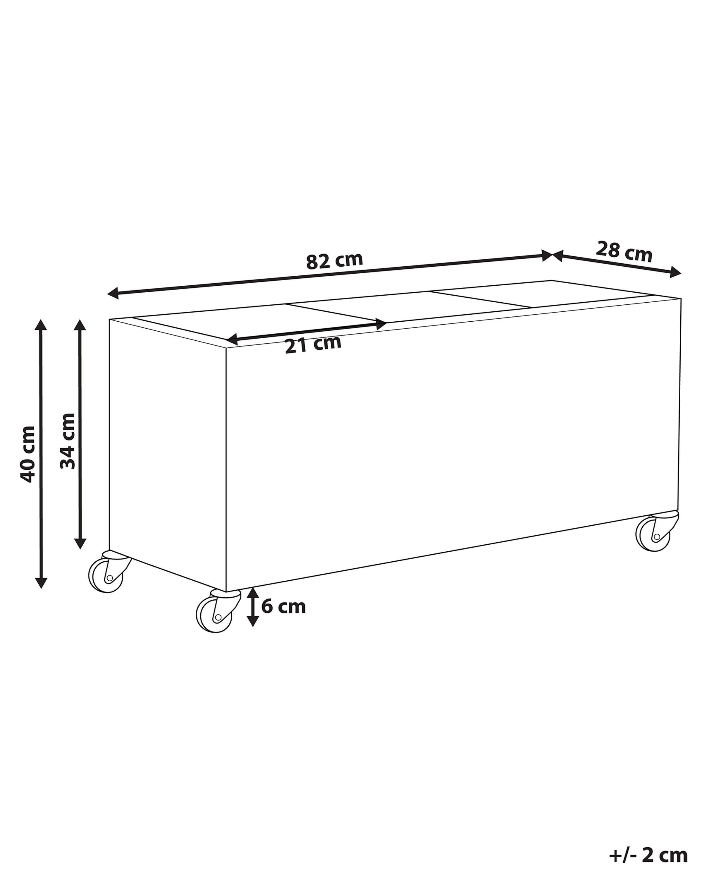 Beliani Cache-pot en Polyrotin Rustique BELLIS  