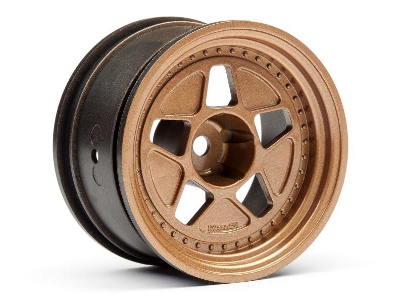 HPI RACING  TARMACR40 WHEEL BRONZE 52X31X+10MM OFFSET (2PCS) 