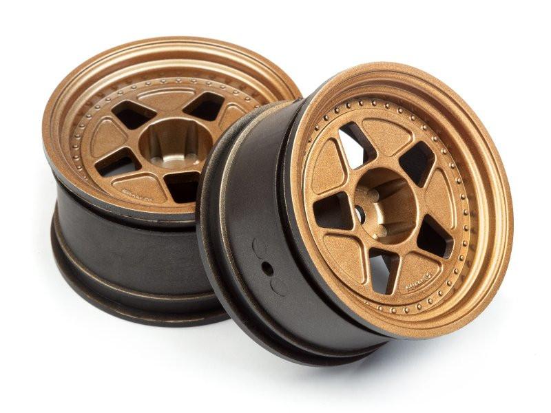 HPI RACING  TARMACR40 WHEEL BRONZE 52X31X+10MM OFFSET (2PCS) 