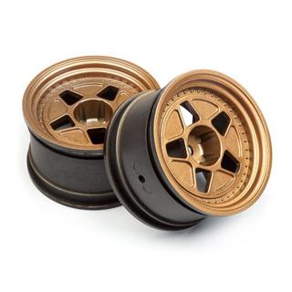 HPI RACING  TARMACR40 WHEEL BRONZE 52X31X+10MM OFFSET (2PCS) 