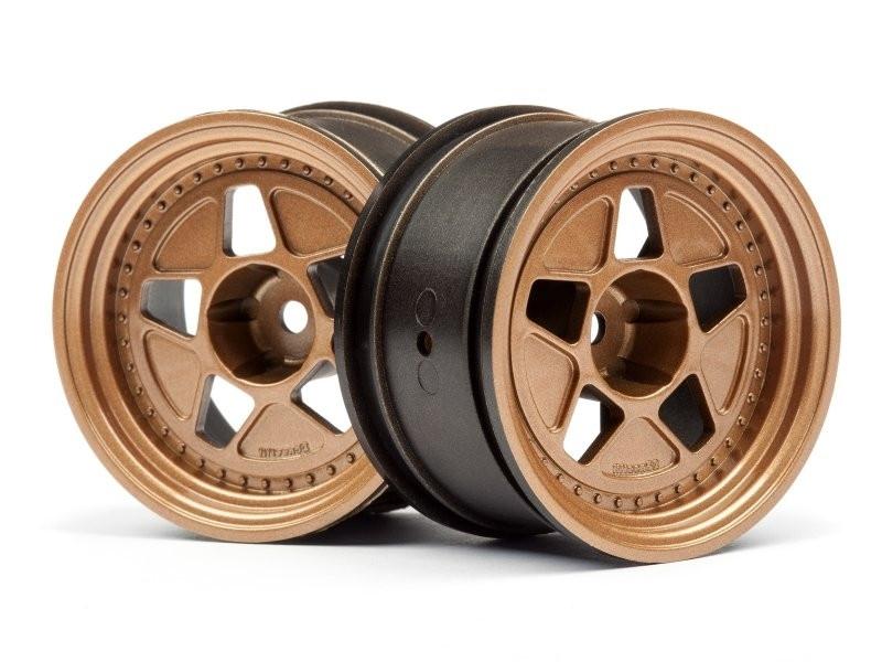 HPI RACING  TARMACR40 WHEEL BRONZE 52X31X+10MM OFFSET (2PCS) 