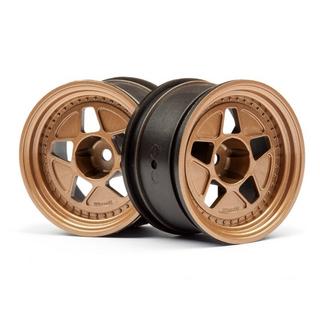 HPI RACING  TARMACR40 WHEEL BRONZE 52X31X+10MM OFFSET (2PCS) 