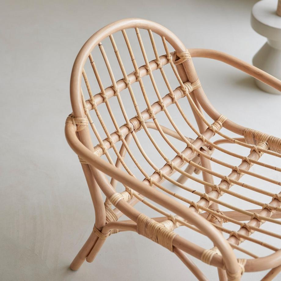 Tikamoon Fauteuil en rotin Mina  