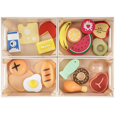 Activity-board  Jouets en bois pour jouer à la cuisine. Accessoires de cuisine pour enfants 