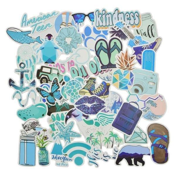 eStore 50x Aufkleber und Abziehbilder – VSCO Hell  