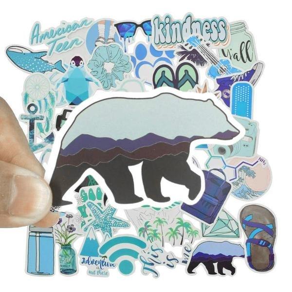 eStore 50x Aufkleber und Abziehbilder – VSCO Hell  