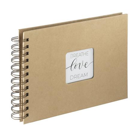 hama Hama Craft album photo et protège-page Marron 40 feuilles 10 x 15 Reliure spiralée  