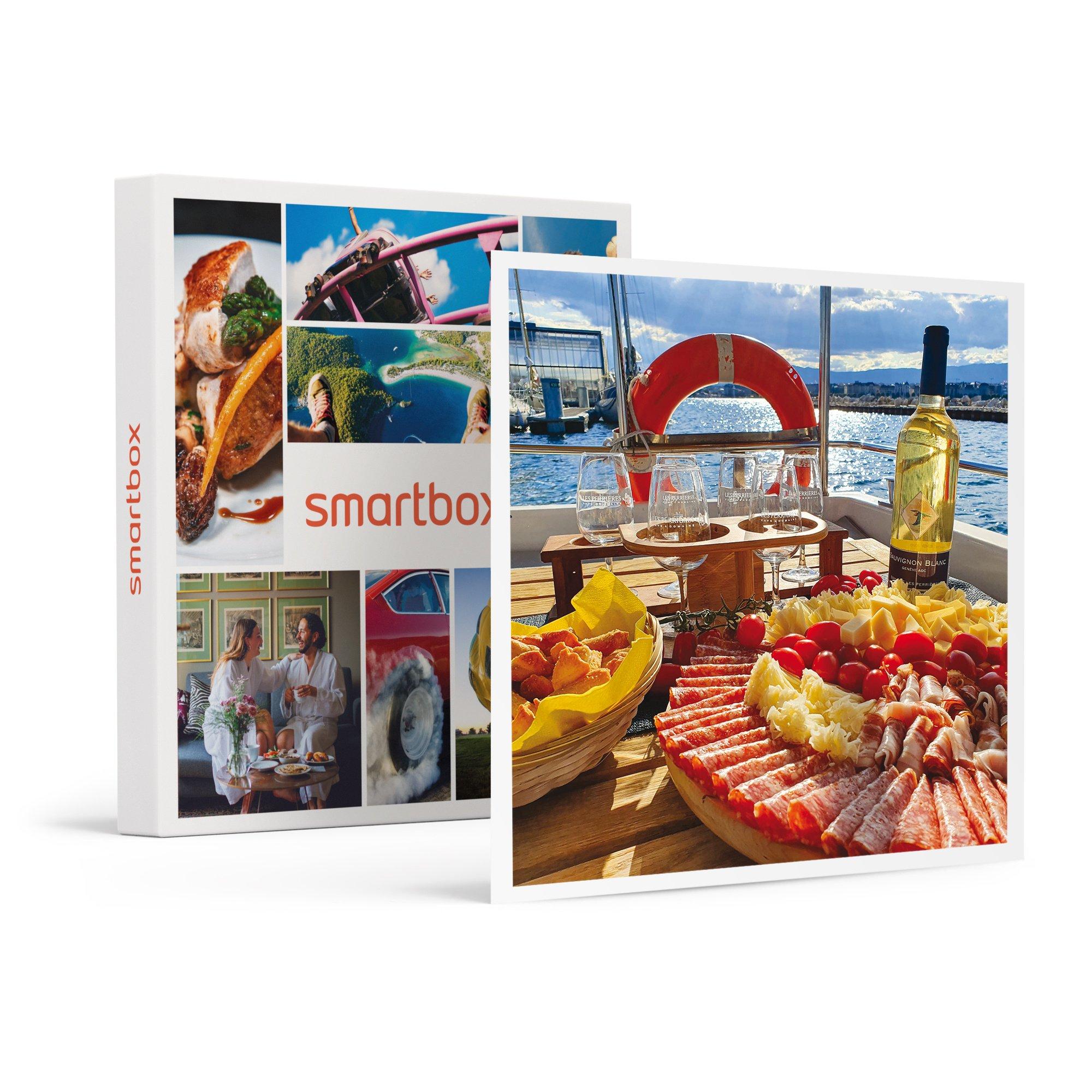 Image of Schöner Genfersee: 1 Schifffahrt Mit Weinverkostung Und Häppchen - Geschenkbox Unisex