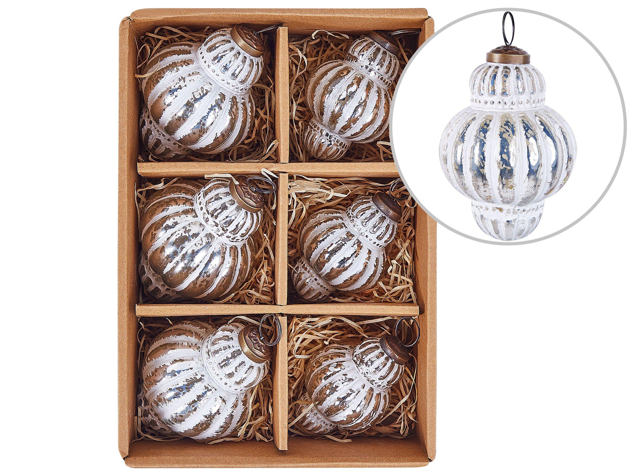 Image of Dekoration Aus Glas Klassisch Cremeux Unisex Antikes Silber ONE SIZE