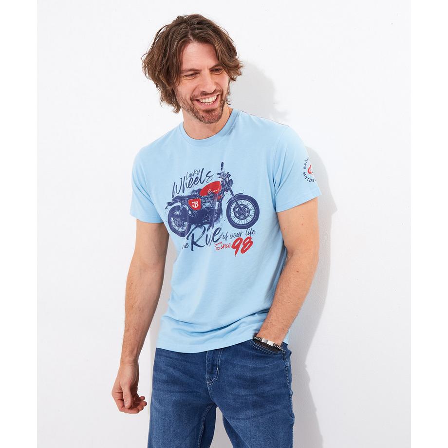 T-Shirt Moto " Lucky Wheels "