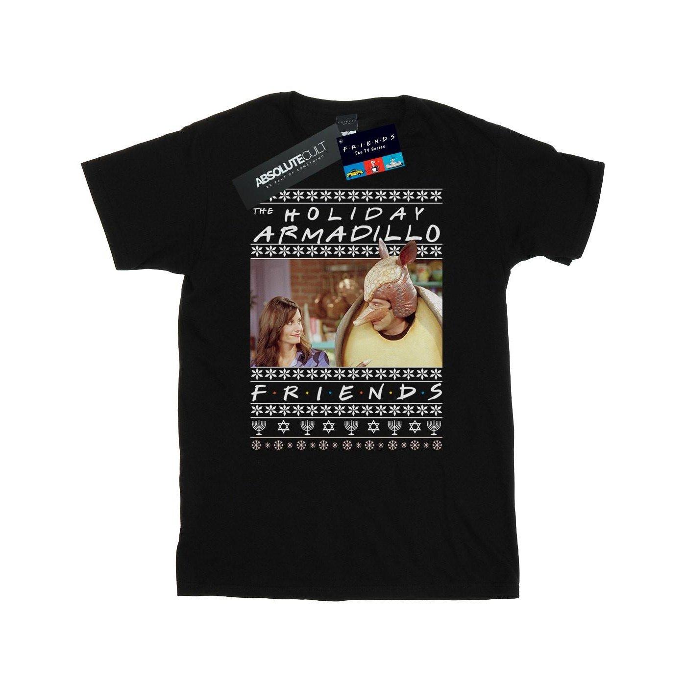 Image of Fair Isle Holiday Armadillo Tshirt Herren Schwarz L