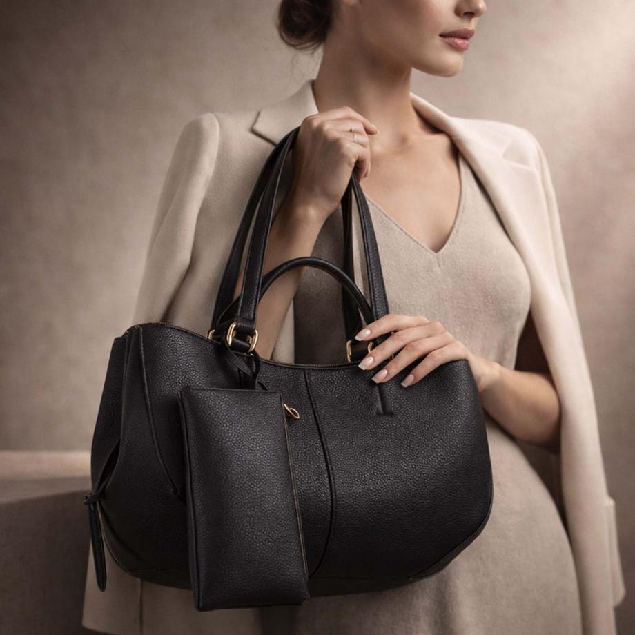 Gallantry Einkaufstasche mit Clutch Reissverschluss  