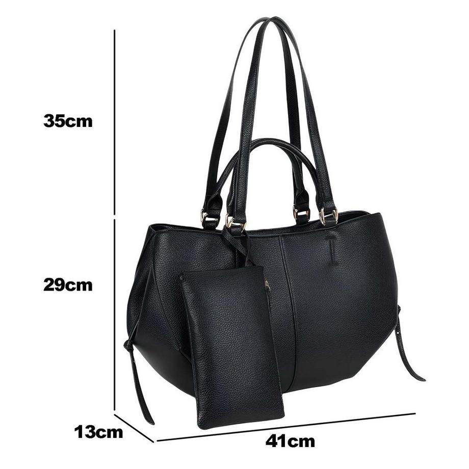 Gallantry Einkaufstasche mit Clutch Reissverschluss  