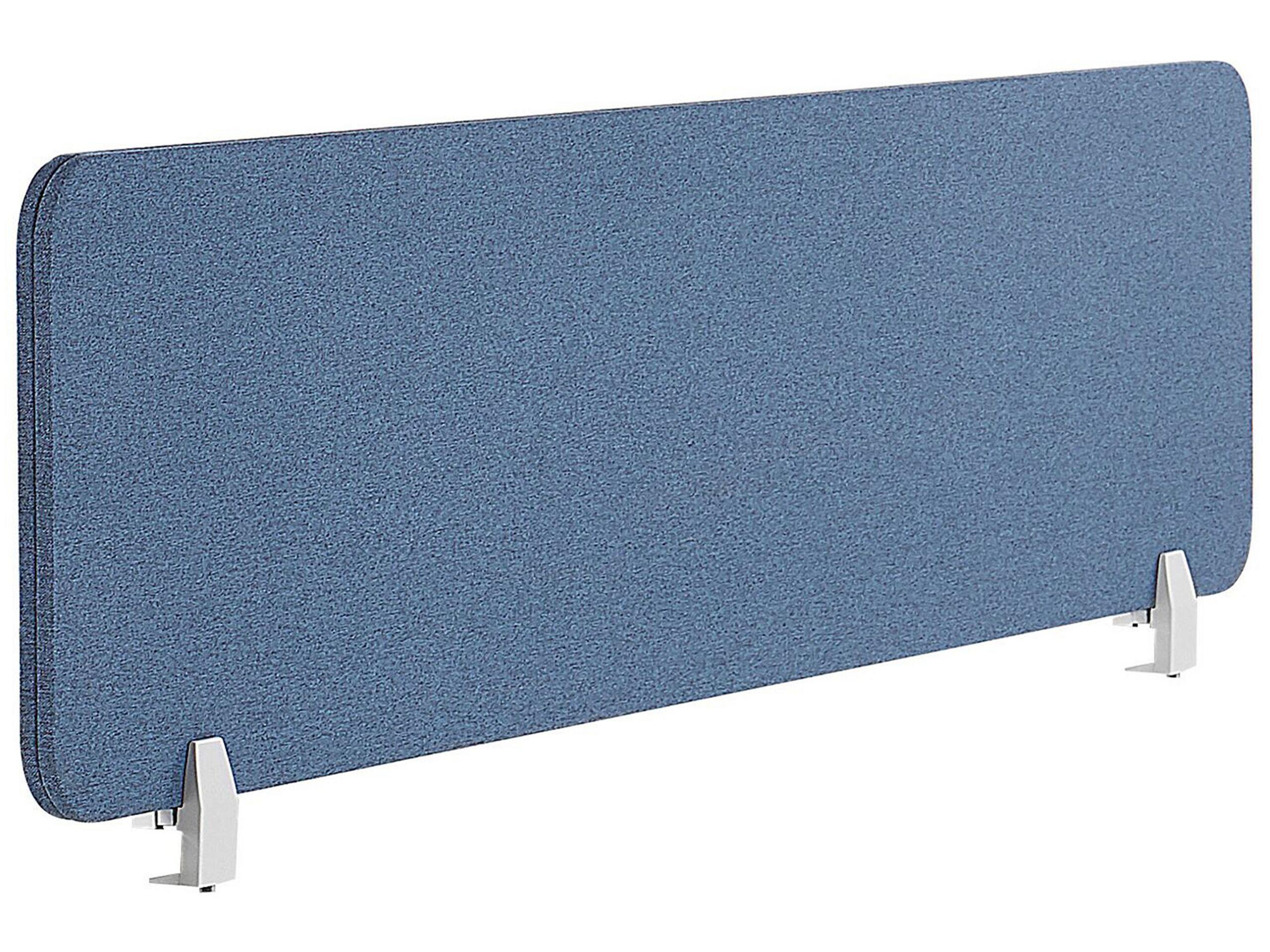 Image of Schreibtischtrennwand Aus Polyester Klassisch Wally Unisex Blau Bunt ONE SIZE