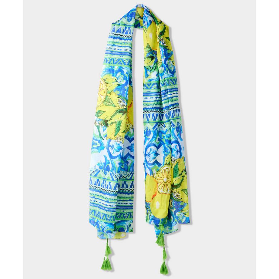 Joe Browns Écharpe Damassé Citron Italien  