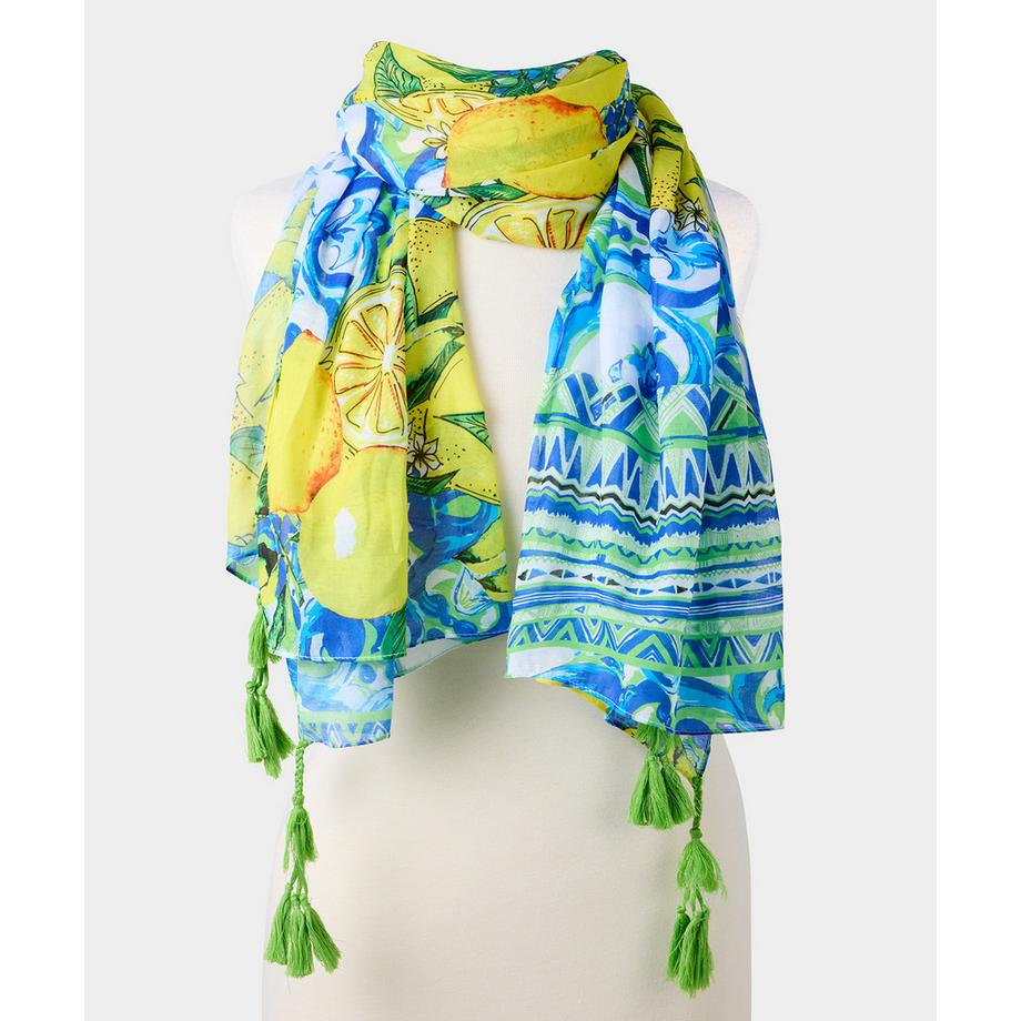 Joe Browns Écharpe Damassé Citron Italien  