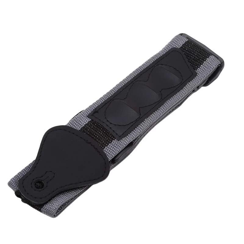 eStore Sangle de guitare avec poches pour plectres  