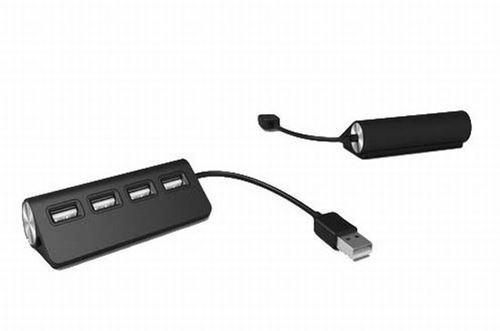 Image of Itworks Es funktioniert 4 Ports USB 2.0 Hub Schwarz