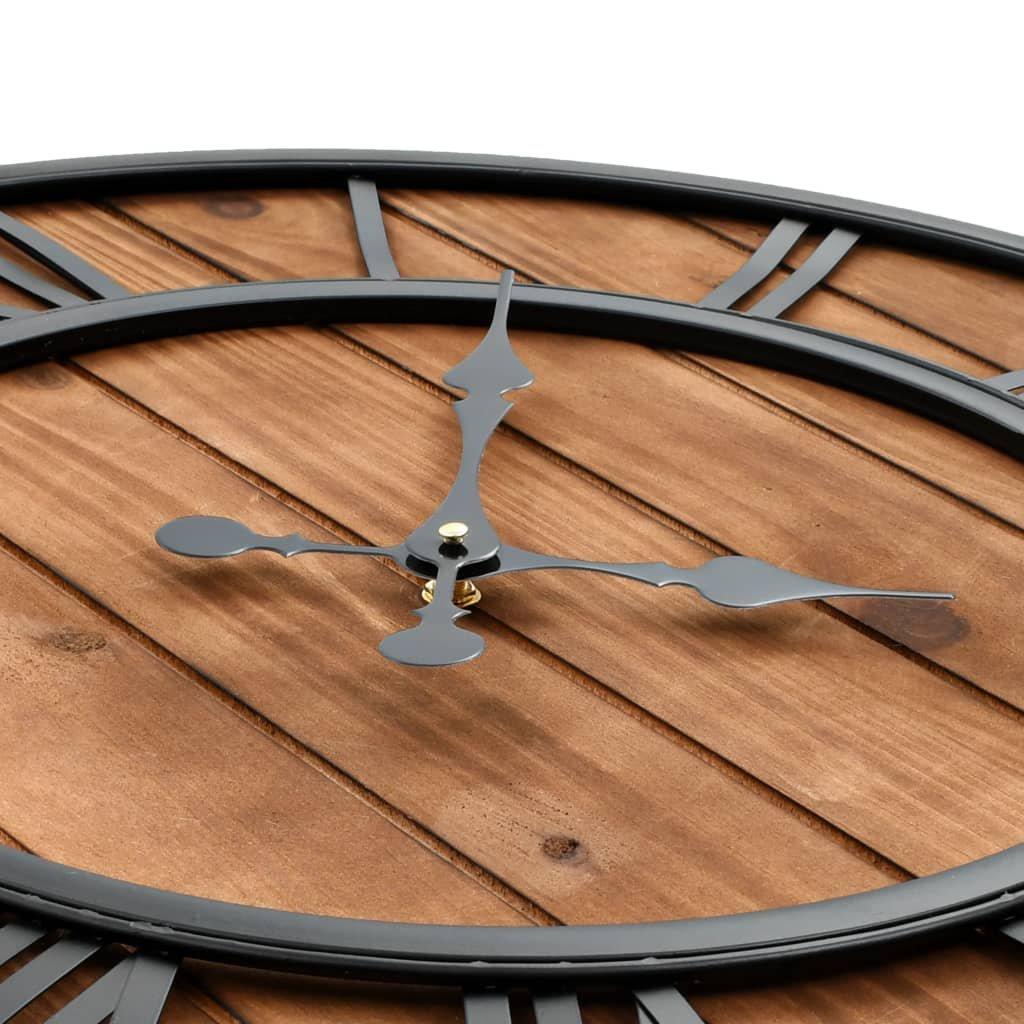 VidaXL Wanduhr metall  