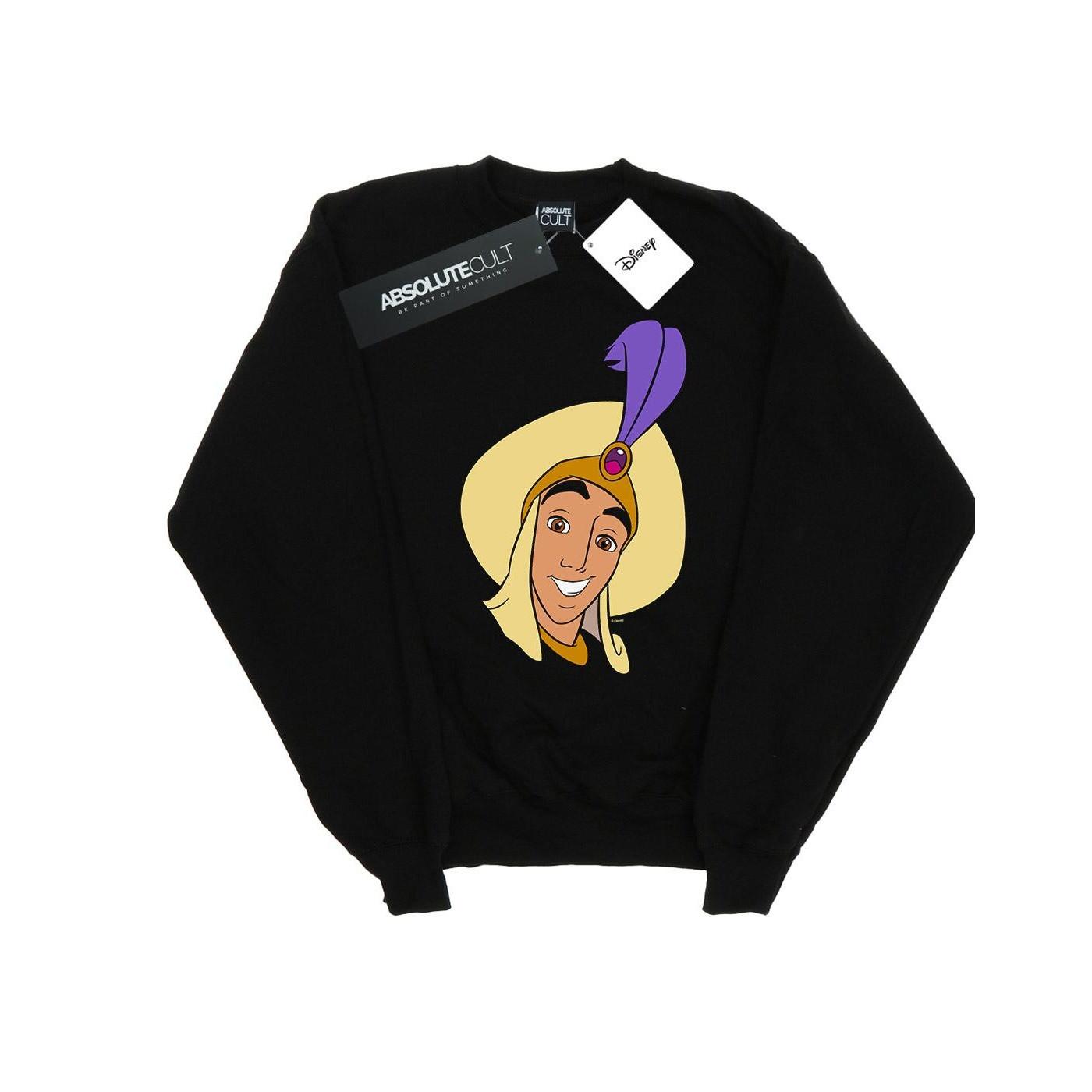 Image of Aladdin Prince Ali Face Sweatshirt Damen Schwarz M