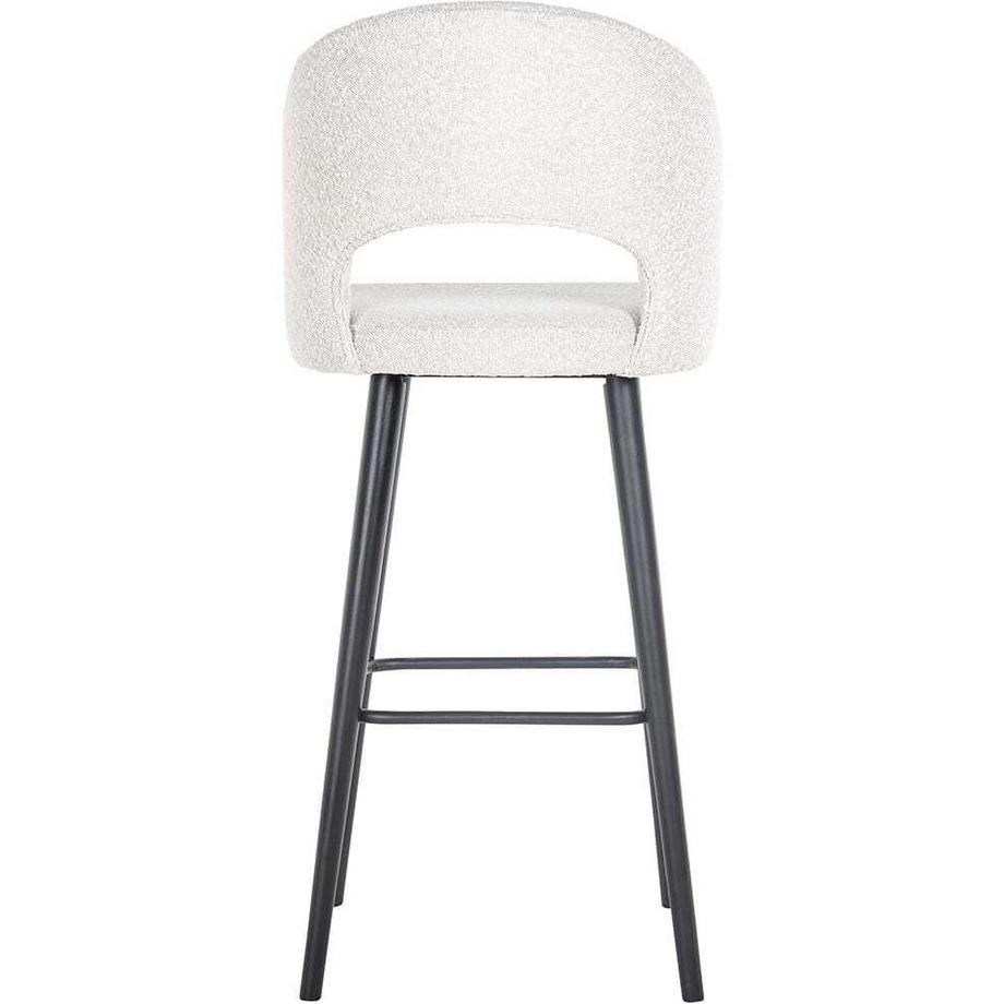 mutoni Tabouret de bar Savoy blanc noir 113  