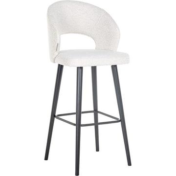 Tabouret de bar Savoy blanc noir 113