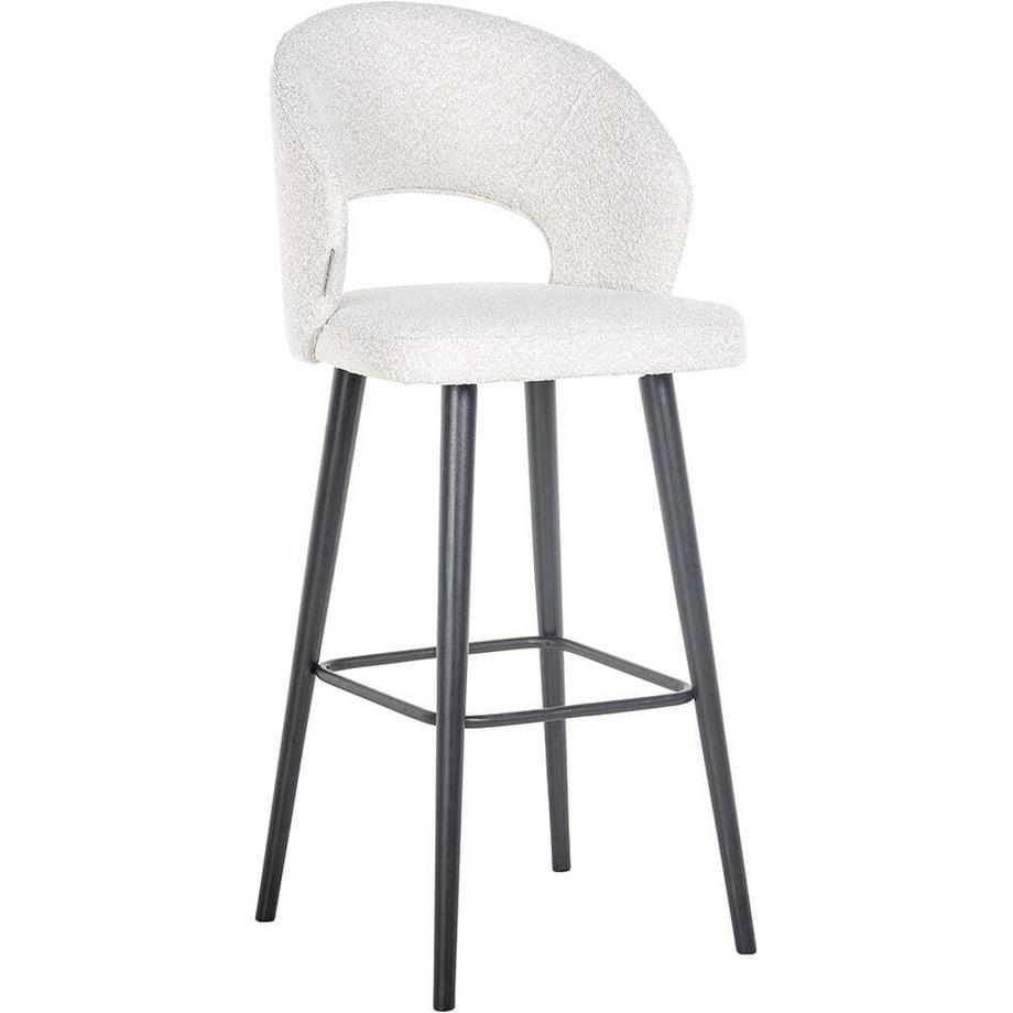 mutoni Tabouret de bar Savoy blanc noir 113  