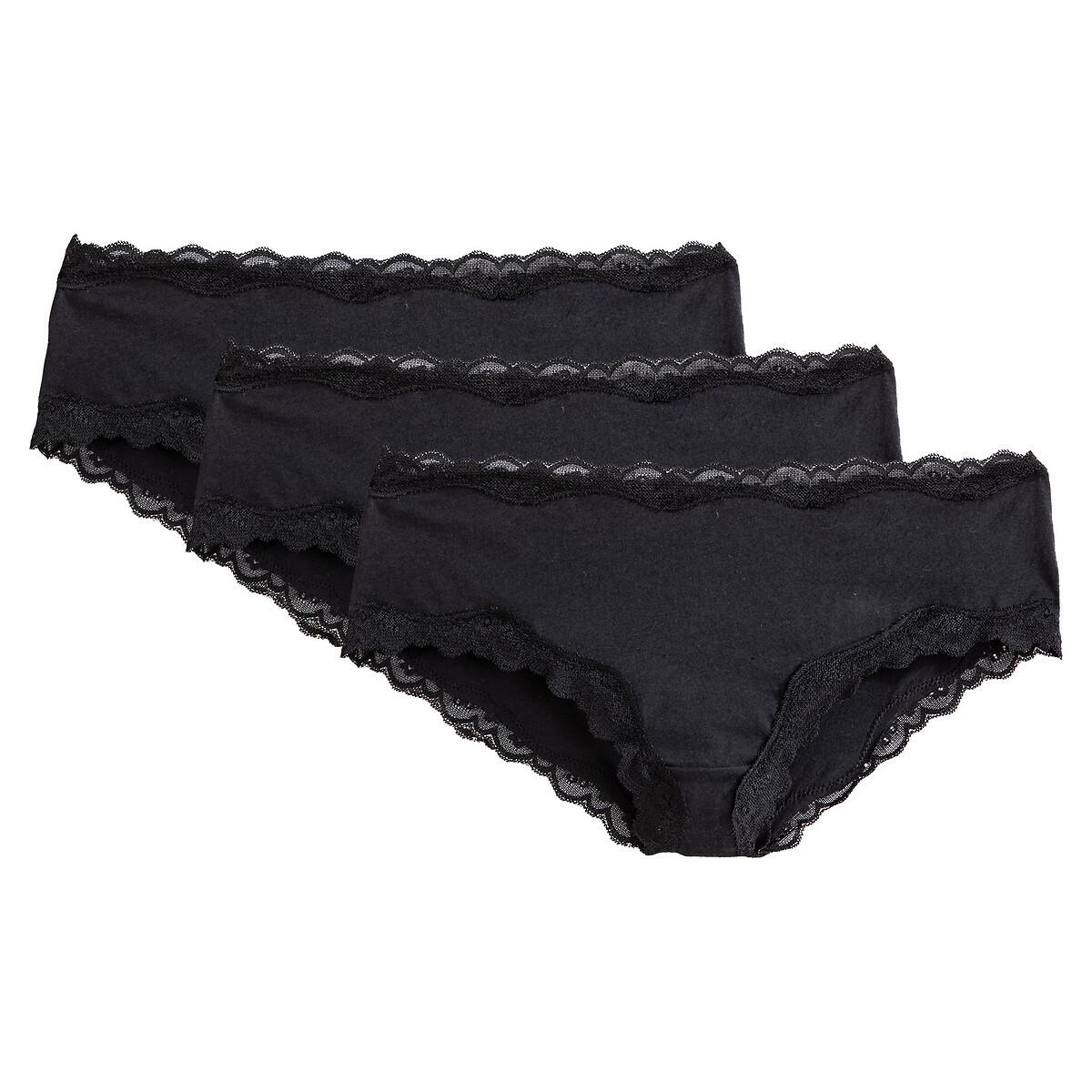 Image of 3er-pack Shortys Damen Schwarz 46