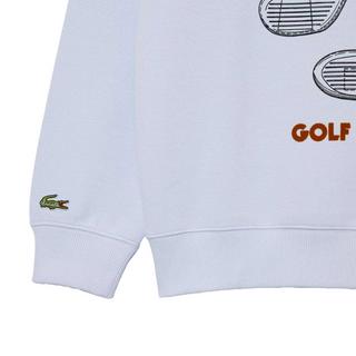 LACOSTE Golfschläger Print Rundhals Sweatshirt  
