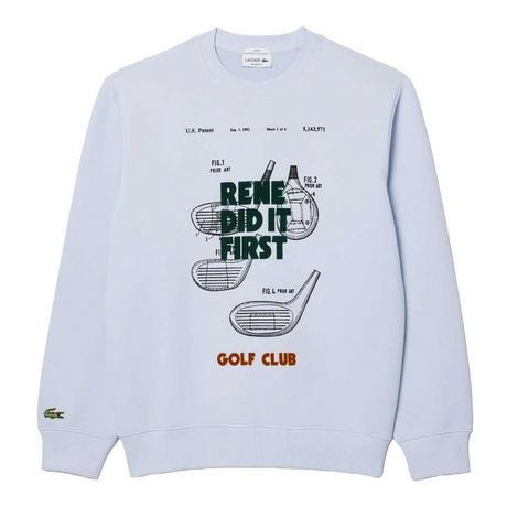 LACOSTE Golfschläger Print Rundhals Sweatshirt  