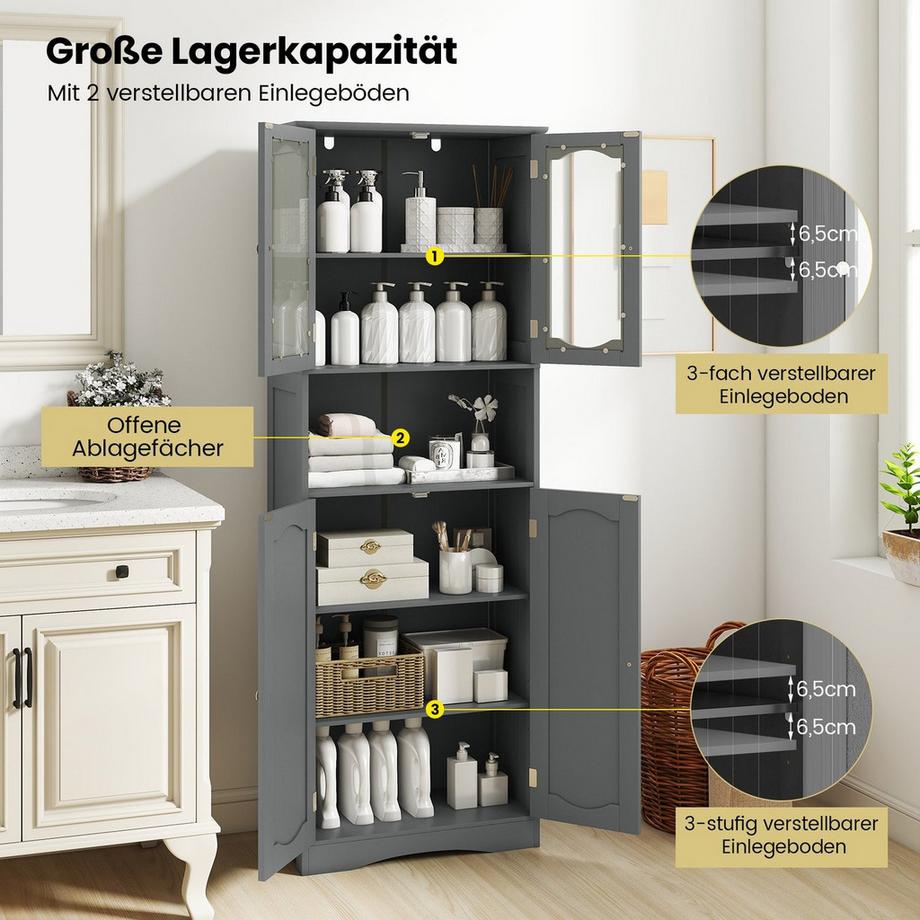 Northix Mobiletto da bagno indipendente  