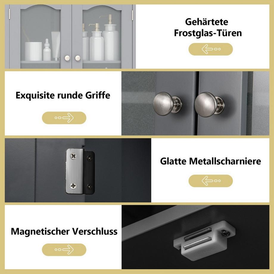 Northix Mobiletto da bagno indipendente  