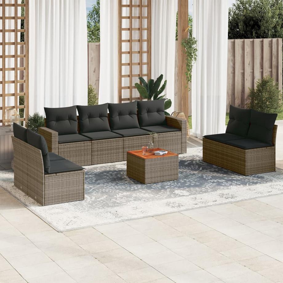 VidaXL Garten sofagarnitur poly-rattan  
