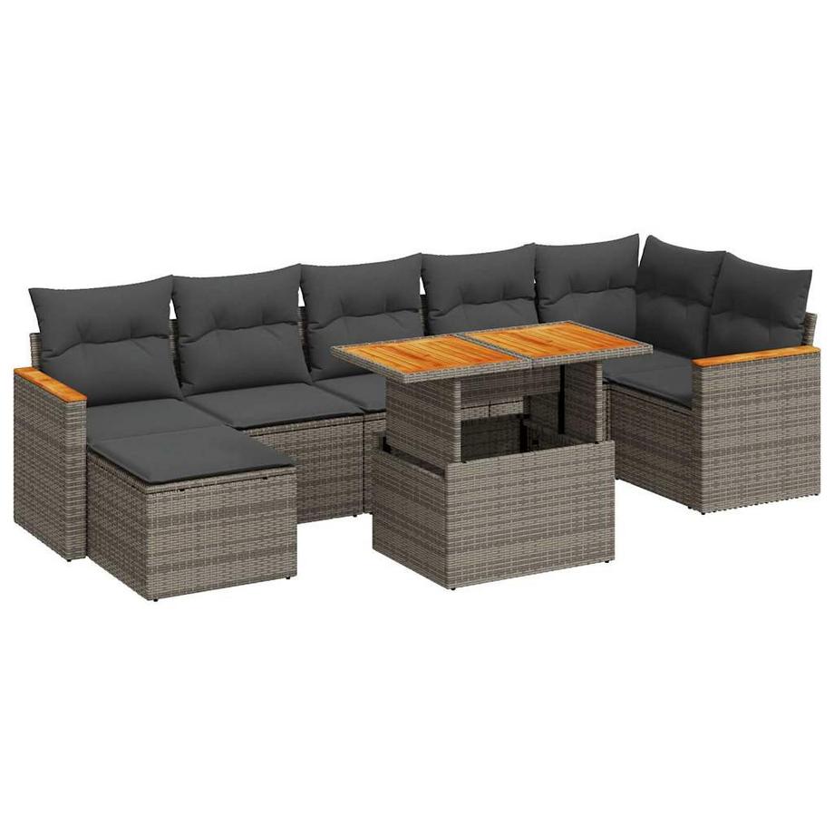 Garten sofagarnitur poly-rattan