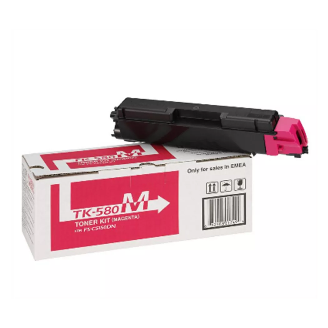 KYOCERA – Toner-Modul magenta TK-580M FS-5150DN 2800 Seiten, Schwarz, One Size