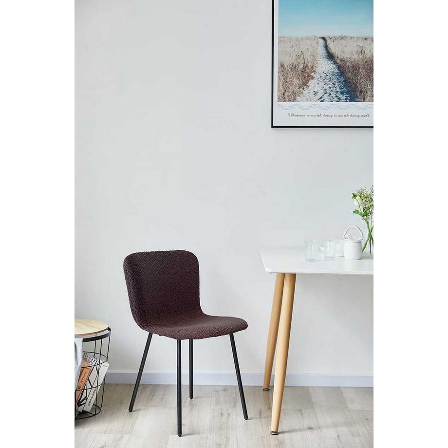 mutoni Esszimmerstuhl Sniplex dunkelgrau (4er-Set)  