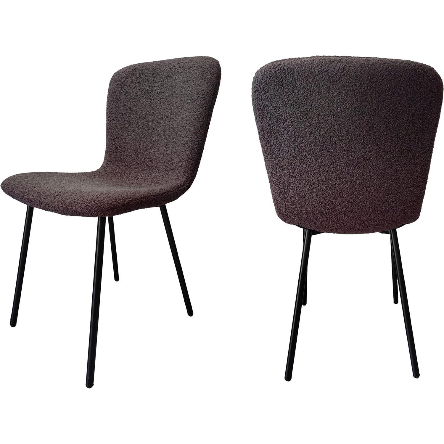 Image of Esszimmerstuhl Sniplex dunkelgrau (4er-Set) Esszimmerstuhl Sniplex dunkelgrau (4er-Set)