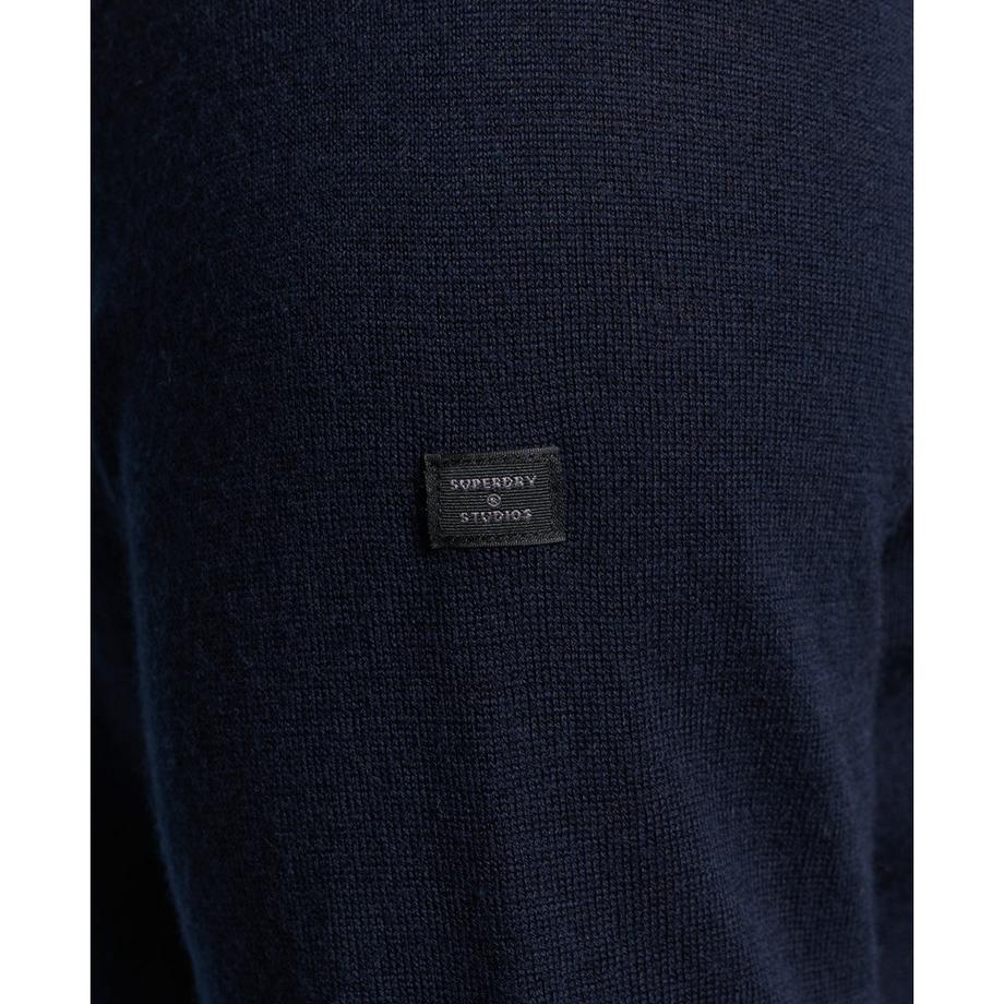 Superdry Pull Col Roulé Mérinos  