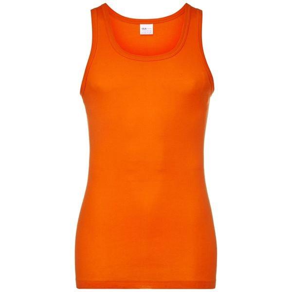 Image of T-shirt, Body Fit, Ohne Arm Herren Orange M