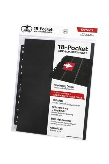 Ultimate Guard  Ultimate Guard 18-Pocket Pages Side-Loading Schwarz (10) 