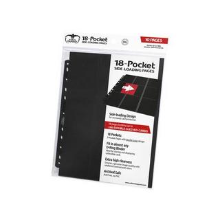 Ultimate Guard  Ultimate Guard 18-Pocket Pages Side-Loading Schwarz (10) 