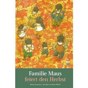 Familie Maus feiert den Herbst