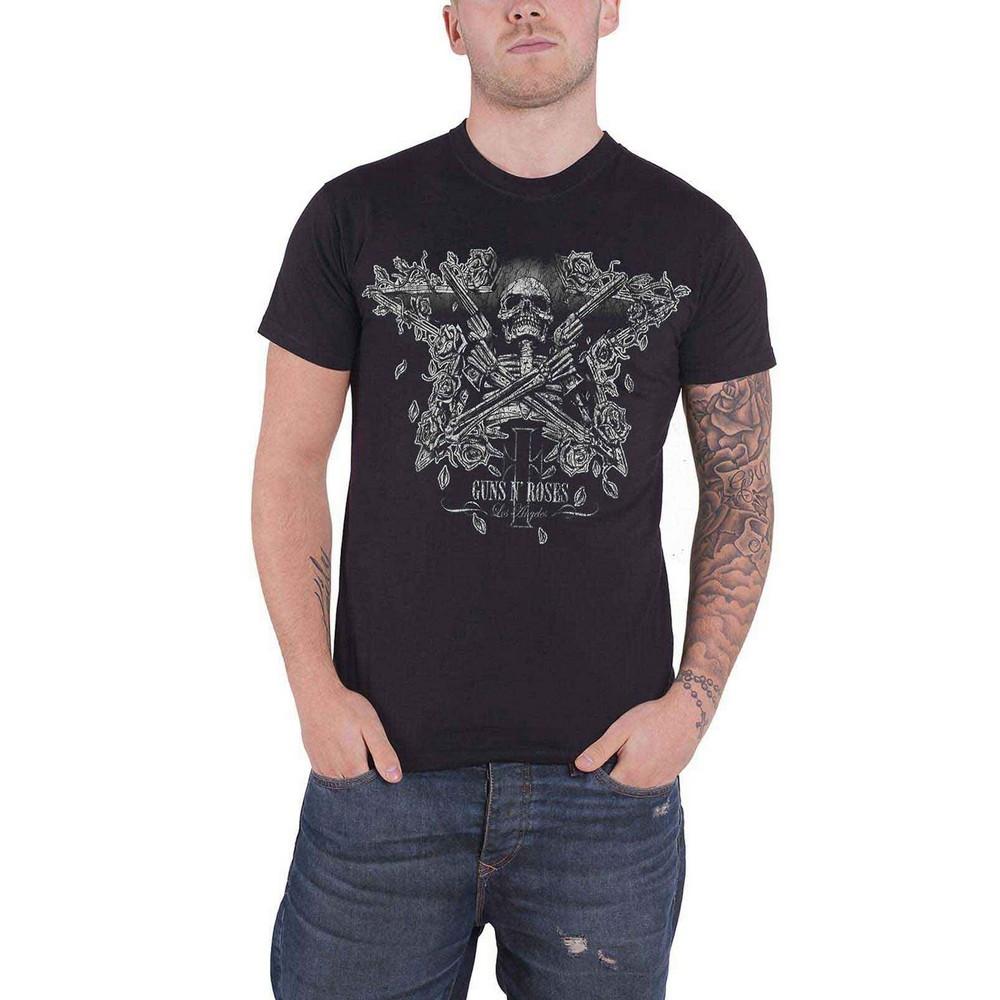 Image of Skeleton Guns Tshirt Damen Schwarz S