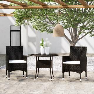 VidaXL set da pranzo da giardino Polirattan  