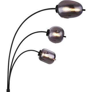 mutoni Lampadaire métal noir mat 3xE14  