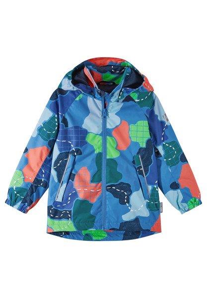 Image of Tec Kinder Regenjacke Finbo Cool Blue Mädchen Multicolor 92