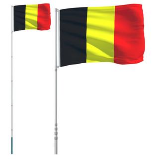 VidaXL  Belgische flagge 