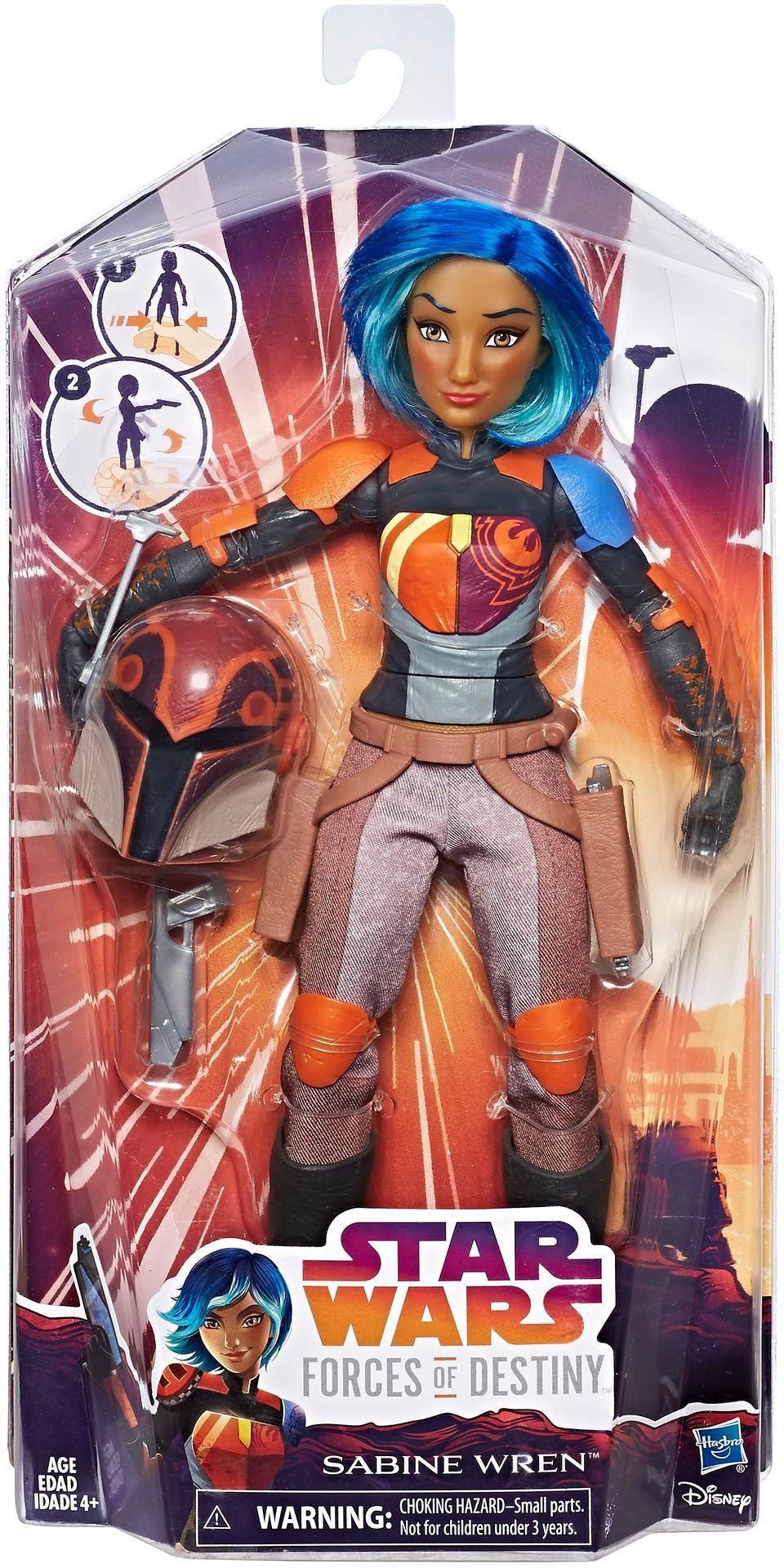 Hasbro  Star Wars Forces of Destiny Sabine Wren Adventure Figure 