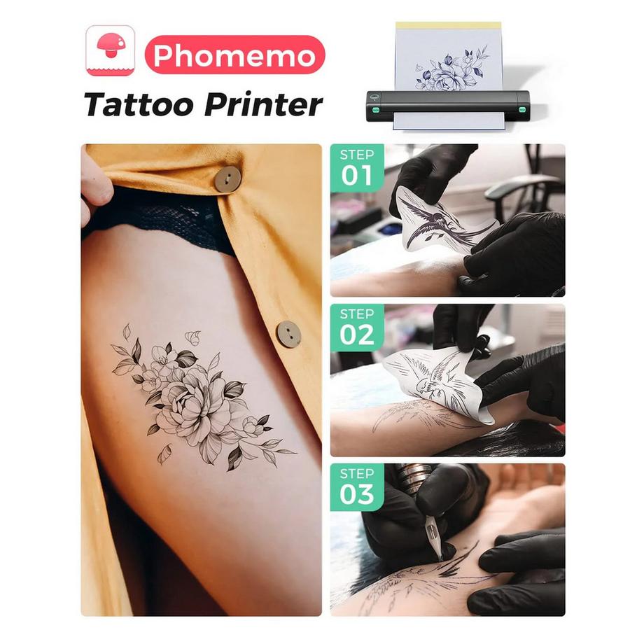 Phomemo  M08F Drahtloser Tattoo-Schablonendrucker 