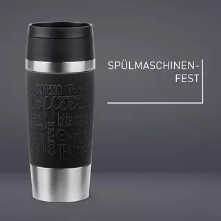 emsa Gobelet isotherme TRAVEL MUG Classic, 0,36 L., noir